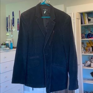 Marc Ecko Cut&Screw navy blue corduroy blazer